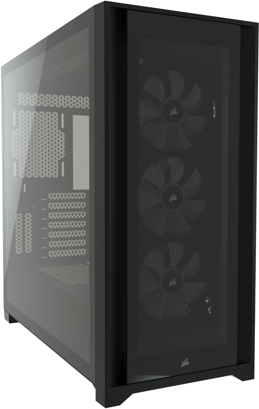 Corsair - Torre E-ATX Corsair iCUE 5000X RGB Smart Negro Cristal Templado