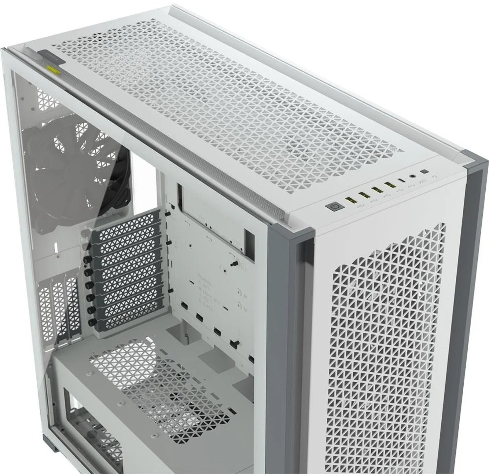 Corsair - Torre E-ATX Corsair 7000D Airflow Blanco Cristal Templado