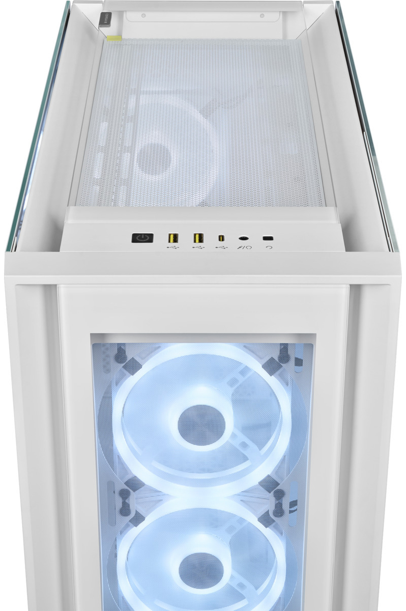 Corsair - Torre ATX Corsair iCUE 5000X Airflow RGB Smart Blanco Cristal Templado