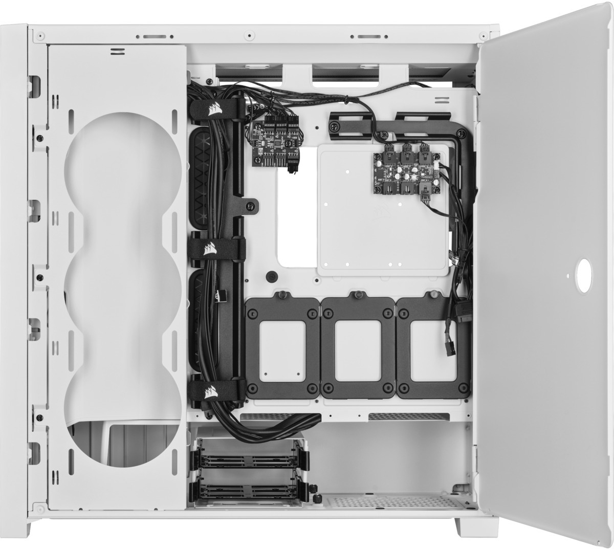 Corsair - Torre ATX Corsair iCUE 5000X Airflow RGB Smart Blanco Cristal Templado