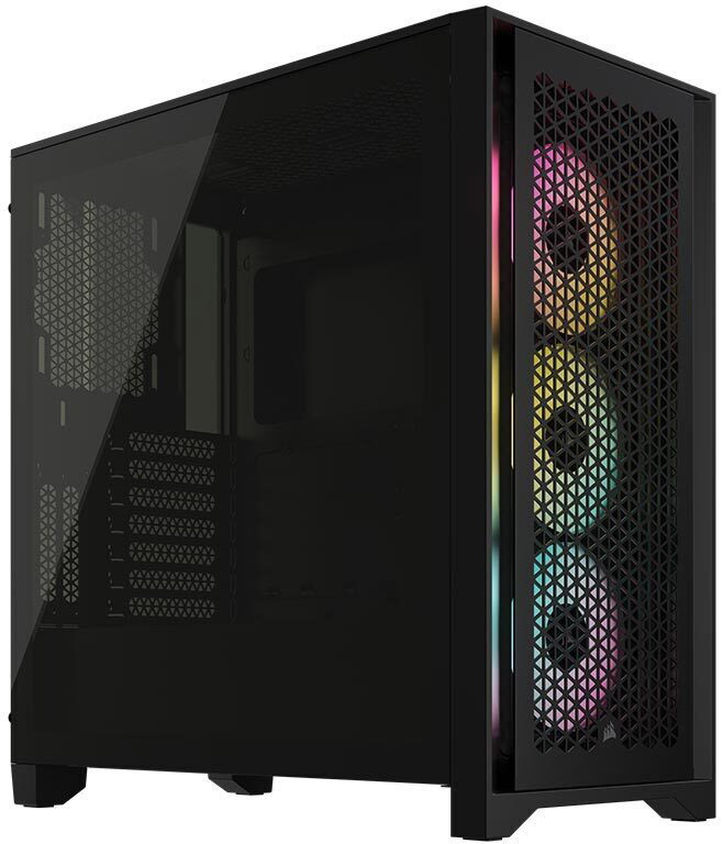 Corsair - Torre ATX Corsair iCUE 4000D Airflow Negro Cristal Templado