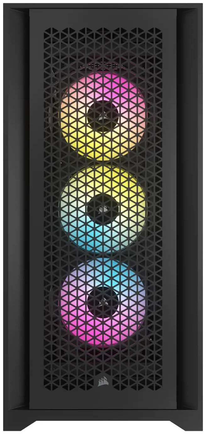 Corsair - Torre ATX Corsair iCUE 5000D RGB Airflow Negro Cristal Templado