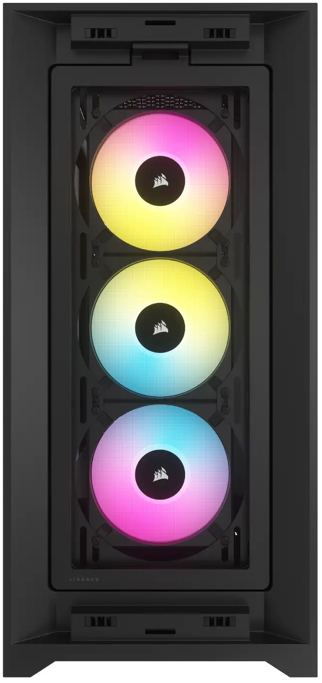 Corsair - Torre ATX Corsair iCUE 5000D RGB Airflow Negro Cristal Templado