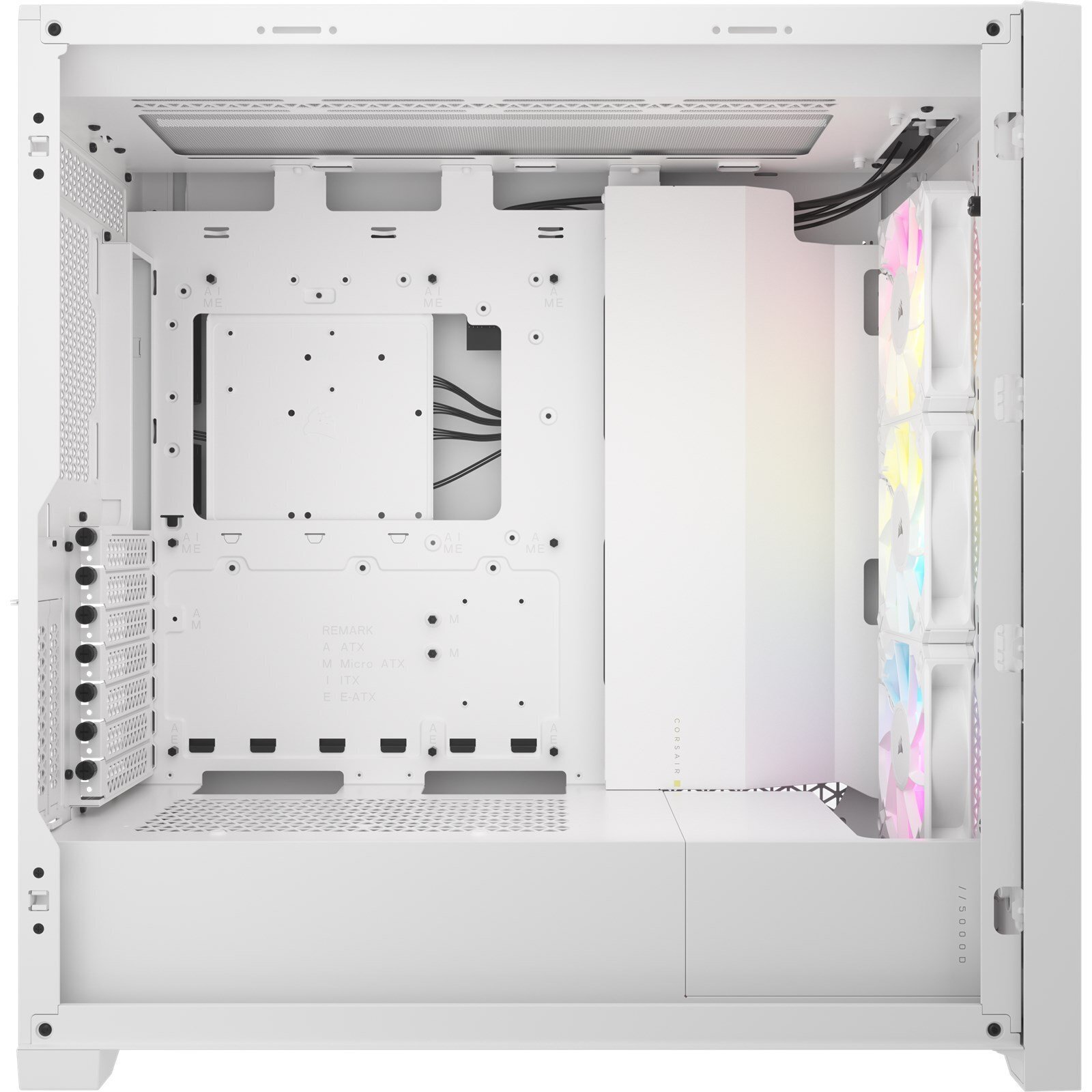 Corsair - Torre ATX Corsair iCUE 5000D RGB Airflow Blanco Cristal Templado