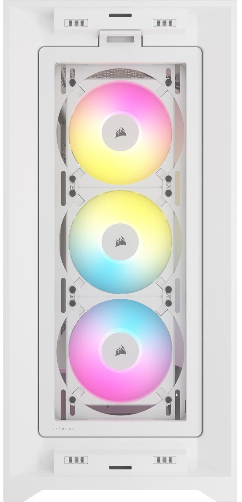 Corsair - Torre ATX Corsair iCUE 5000D RGB Airflow Blanco Cristal Templado