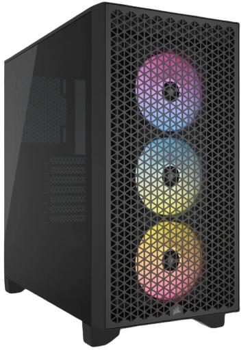 Corsair - Torre ATX Corsair 3000D RGB Airflow Negro Cristal Templado