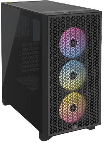 Corsair - Torre ATX Corsair 3000D RGB Airflow Negro Cristal Templado