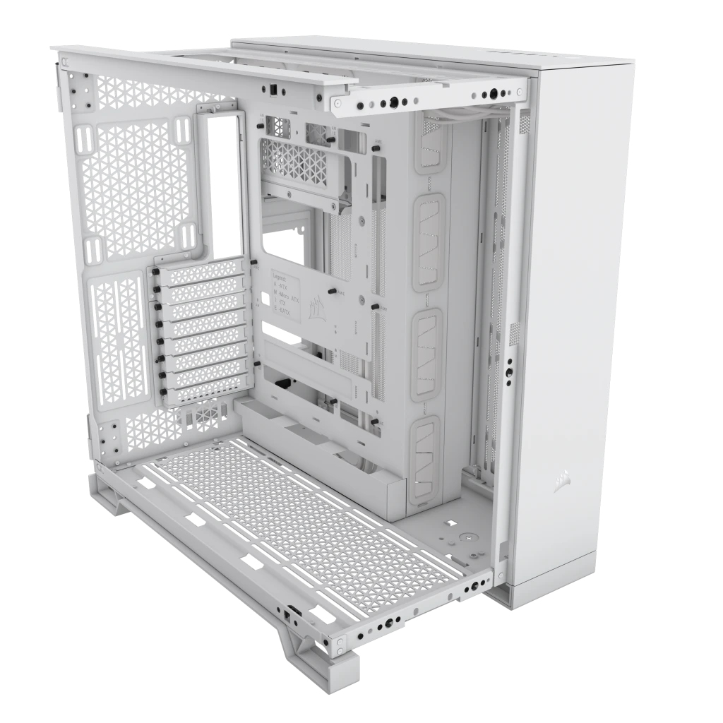 Corsair - Torre ATX Corsair 6500X Blanco Cristal Templado