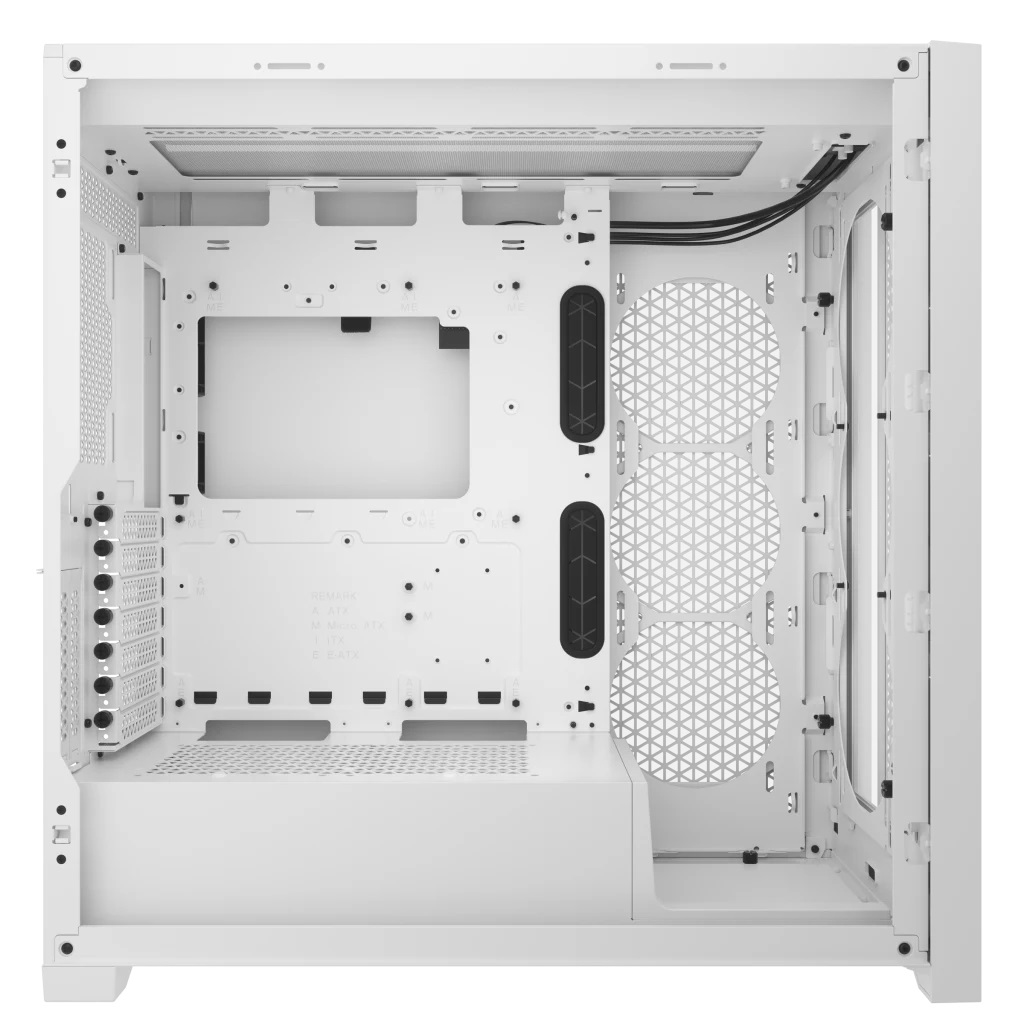 Corsair - Torre E-ATX Corsair 5000D Core Airflow Blanco Cristal Templado