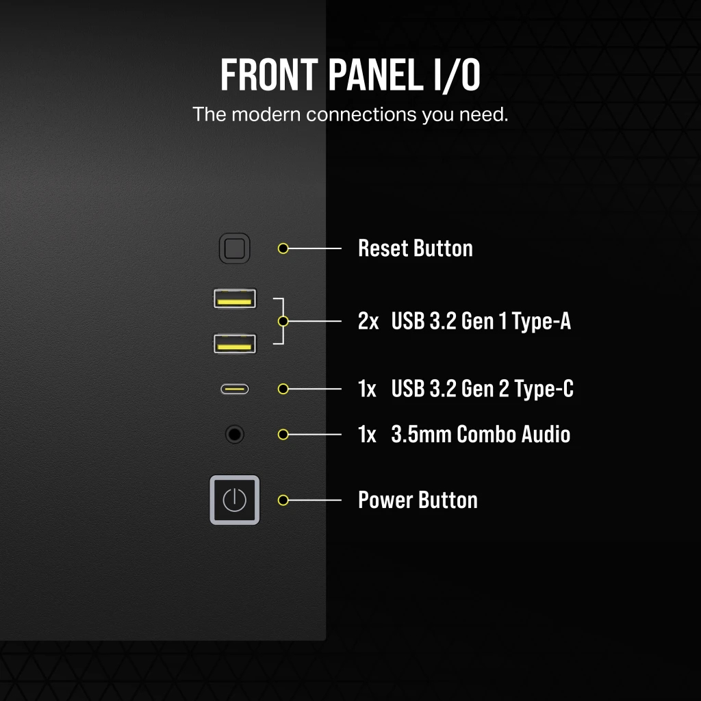 Corsair - Torre Micro-ATX Corsair 2500X Negro Cristal Templado