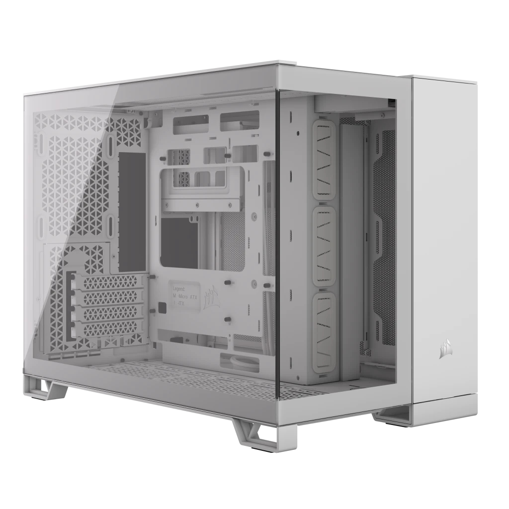 Corsair - Torre Micro-ATX Corsair 2500X Blanco Cristal Templado