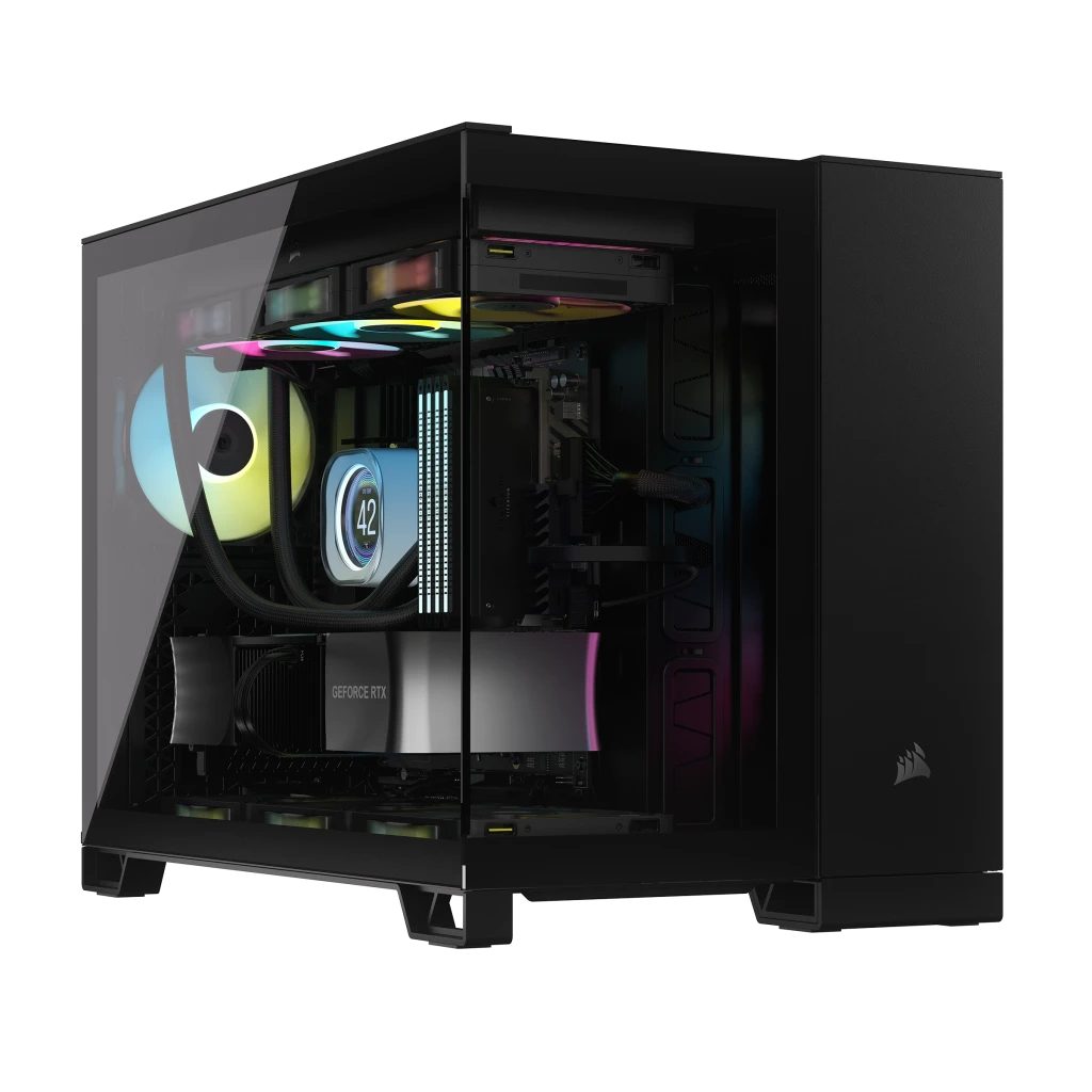 Corsair - Torre Micro-ATX Corsair 2500X LINK Negro Cristal Templado