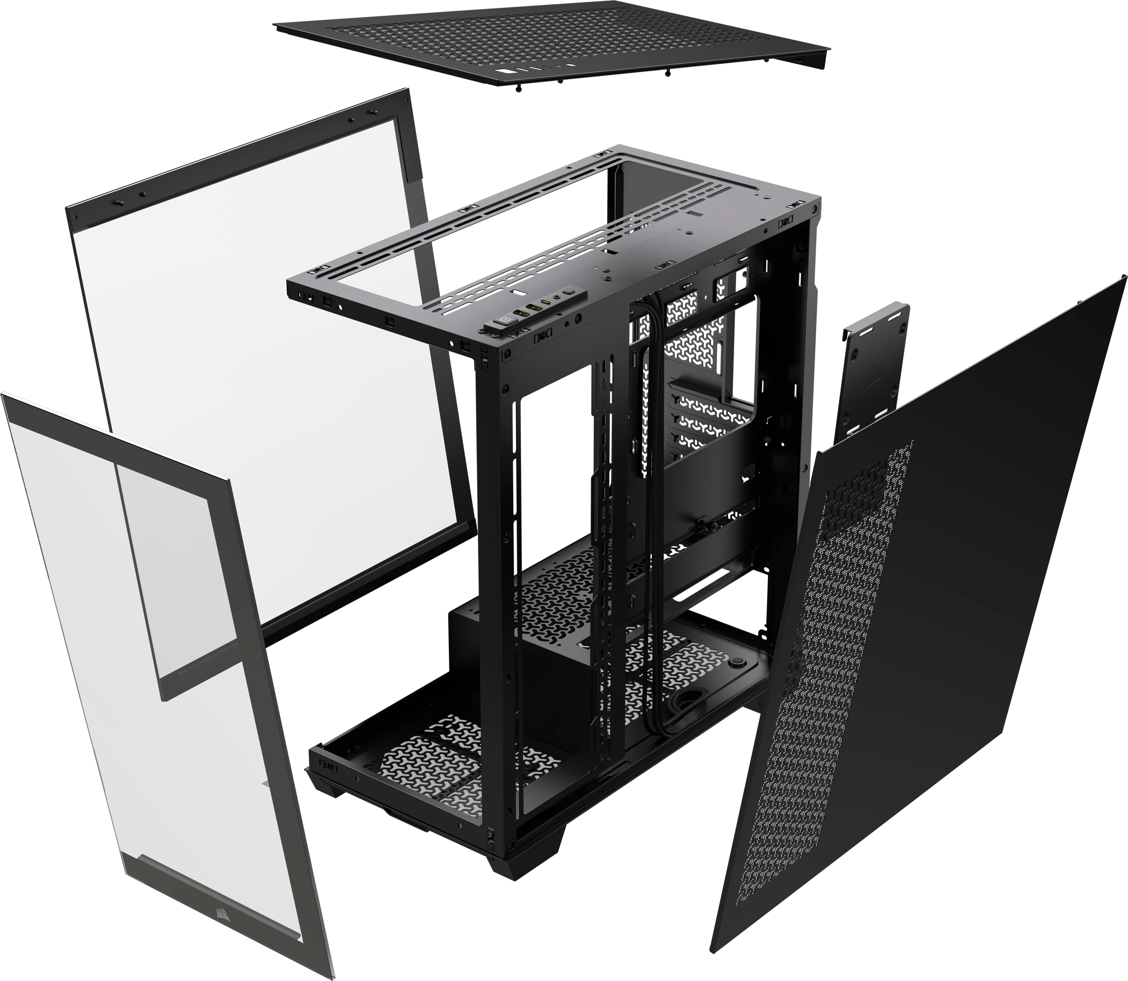 Corsair - Torre ATX Corsair 3500X Negro Cristal Templado