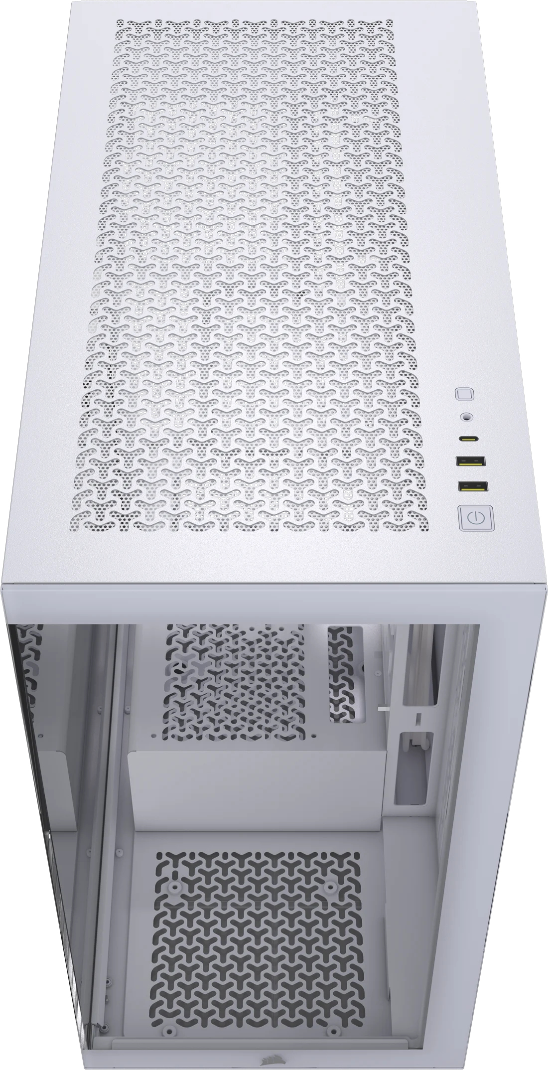 Corsair - Torre ATX Corsair 3500X Blanco Cristal Templado