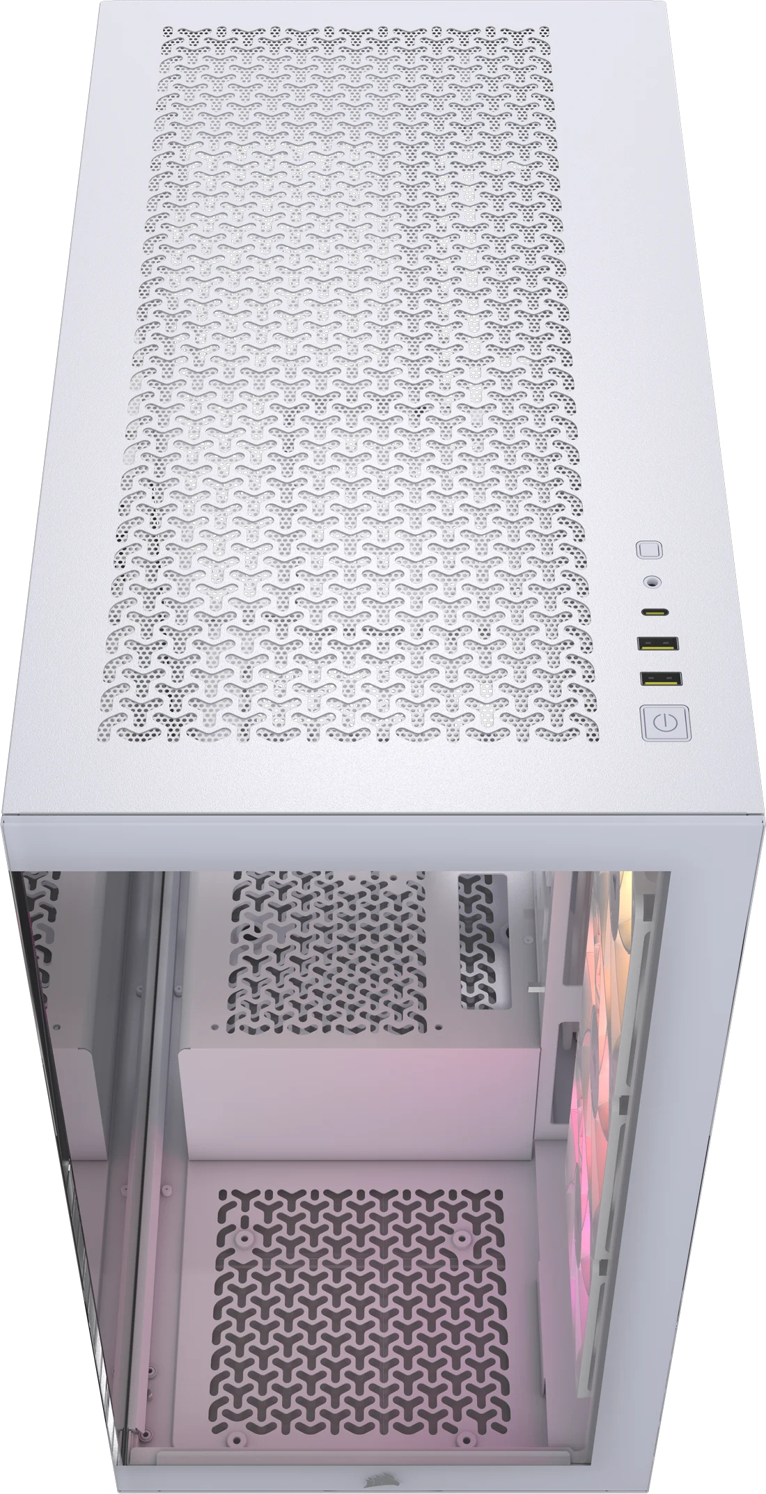 Corsair - Torre ATX Corsair 3500X ARGB Blanco Cristal Templado