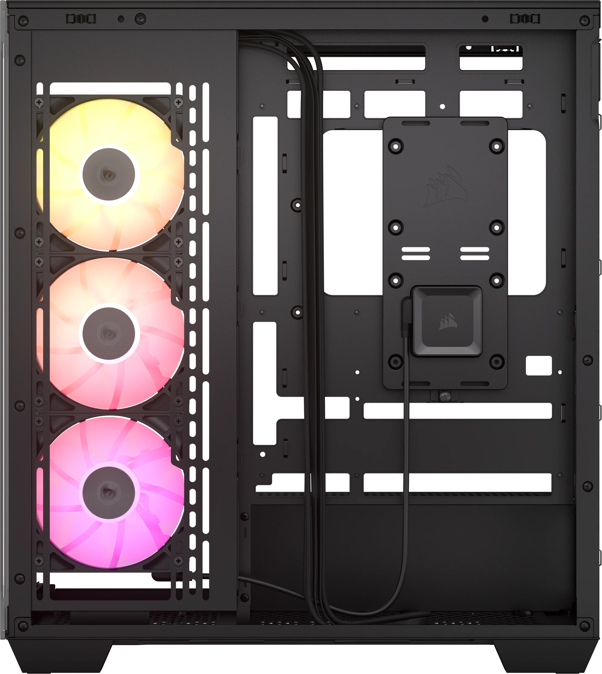 Corsair - Torre ATX Corsair iCUE LINK 3500X RGB Negro Cristal Templado