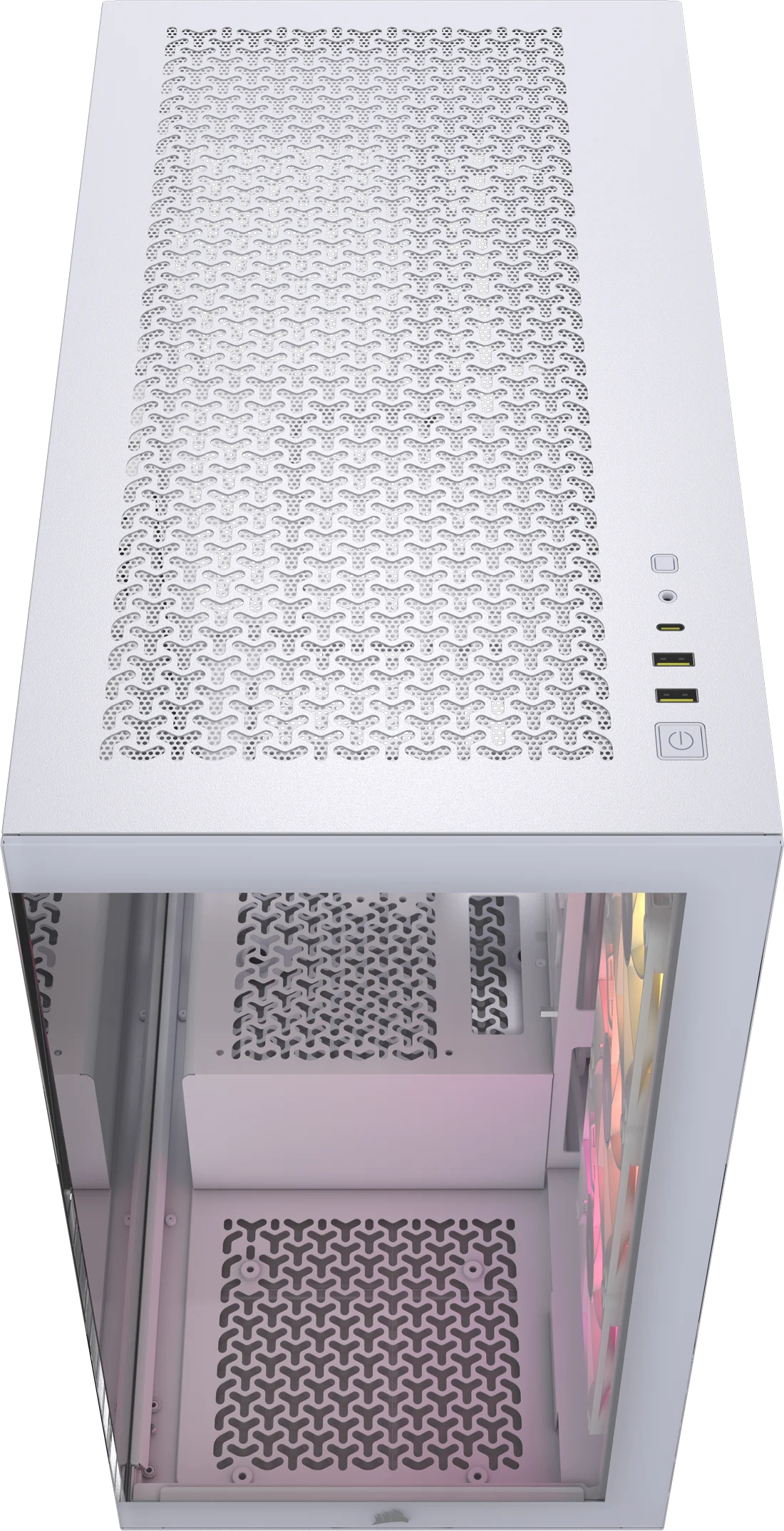 Corsair - Torre ATX Corsair iCUE LINK 3500X RGB Blanco Cristal Templado