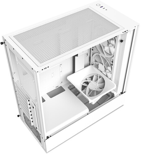 NZXT - Torre ATX NZXT H5 Elite Blanco Cristal Templado