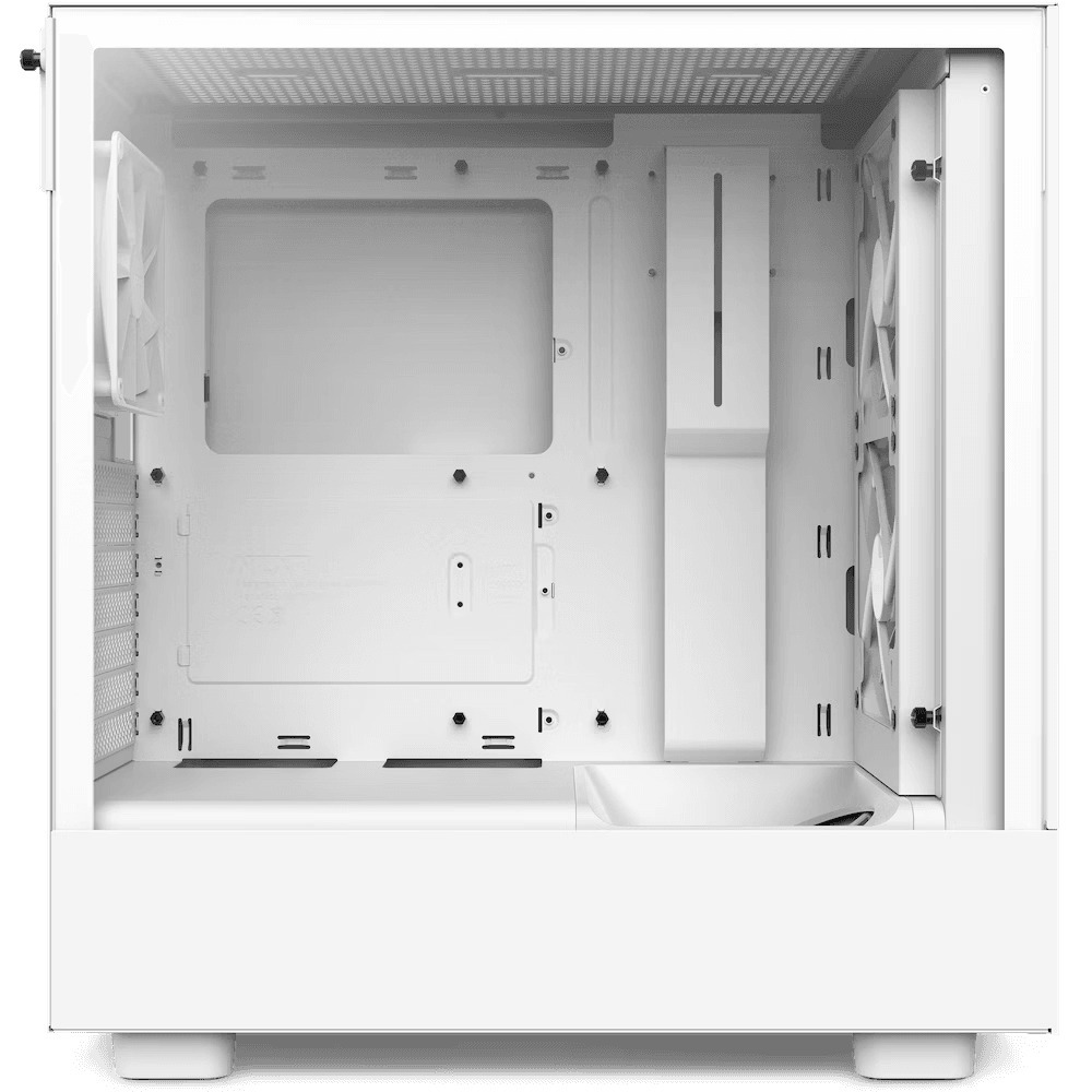 NZXT - Torre ATX NZXT H5 Flow RGB Blanca Cristal Templado