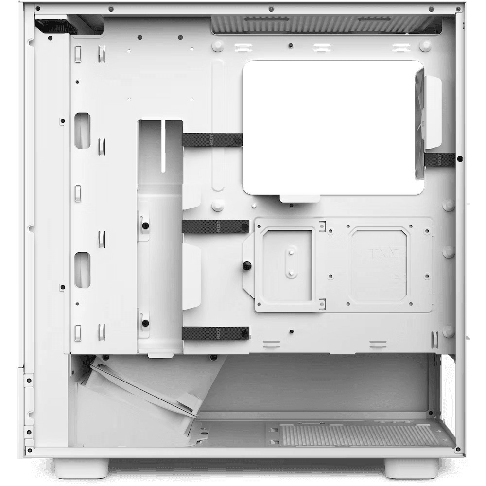 NZXT - Torre ATX NZXT H5 Flow RGB Blanca Cristal Templado