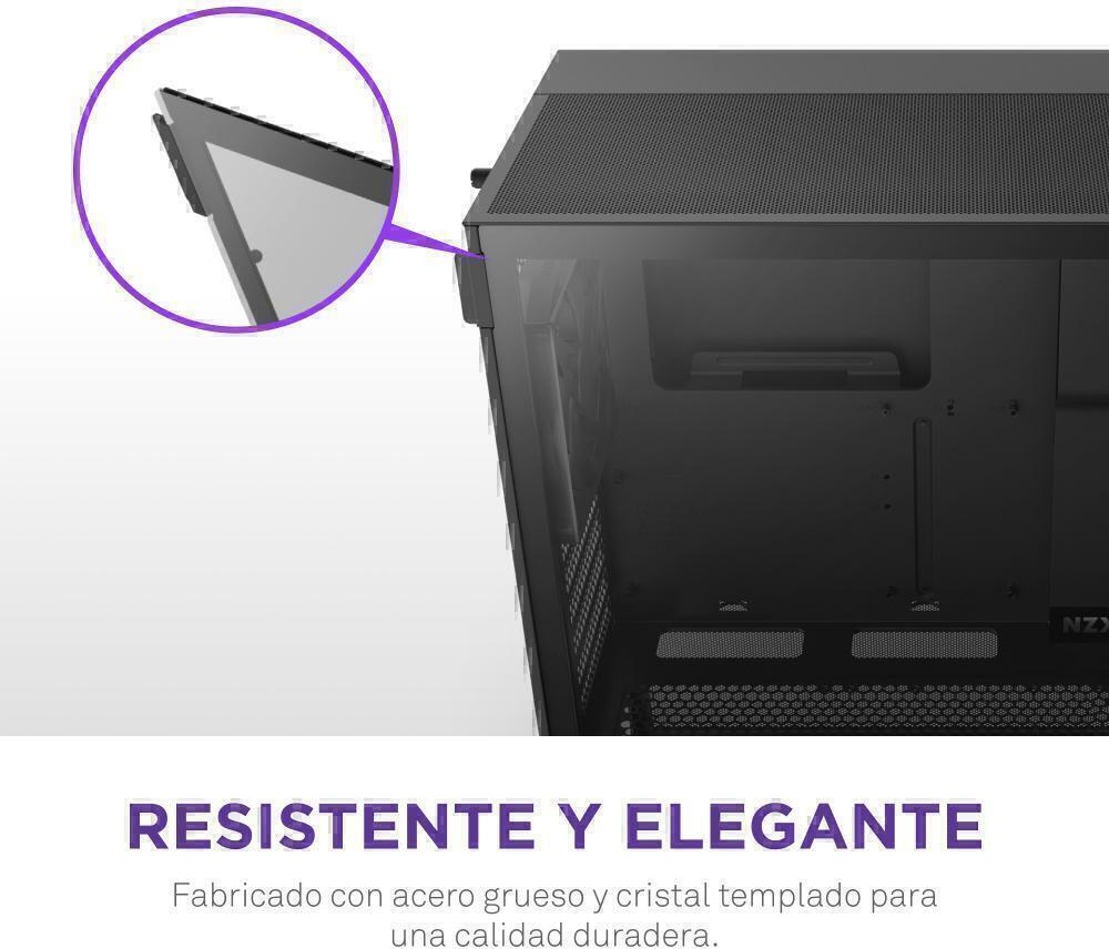 NZXT - Torre  ATX NZXT H5 Flow Compact Negra