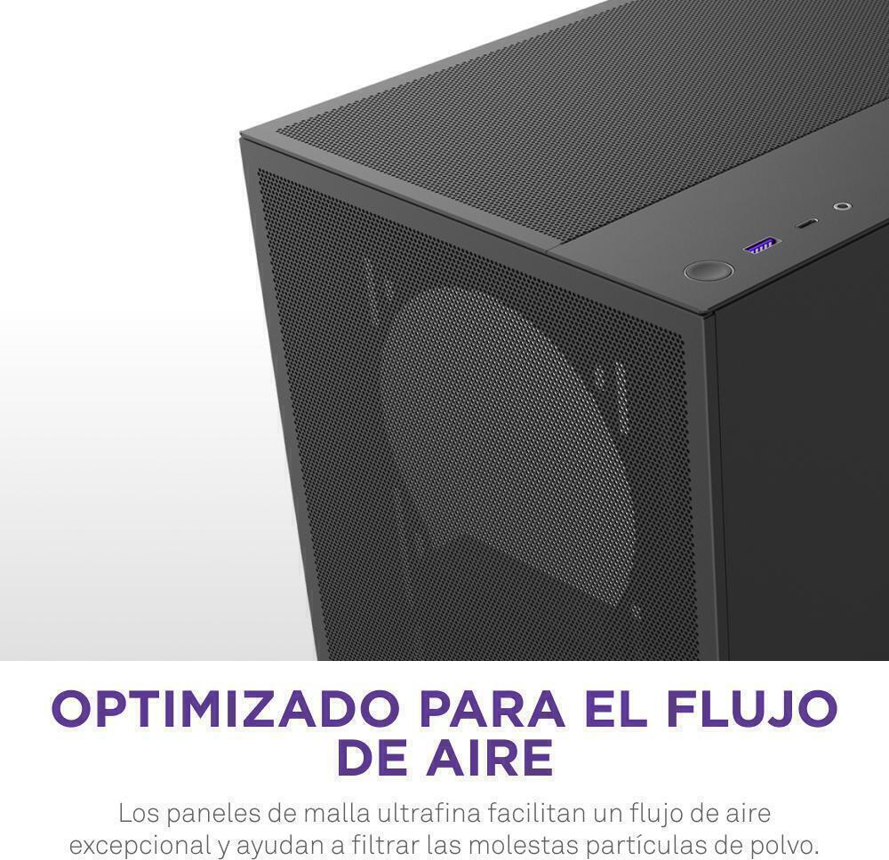 NZXT - Torre  ATX NZXT H5 Flow Compact Negra