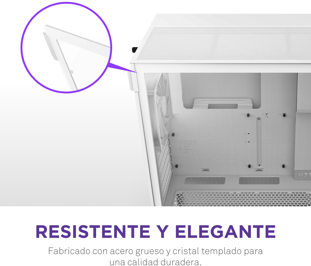 NZXT - Torre  ATX NZXT H5 Flow Compact Blanca