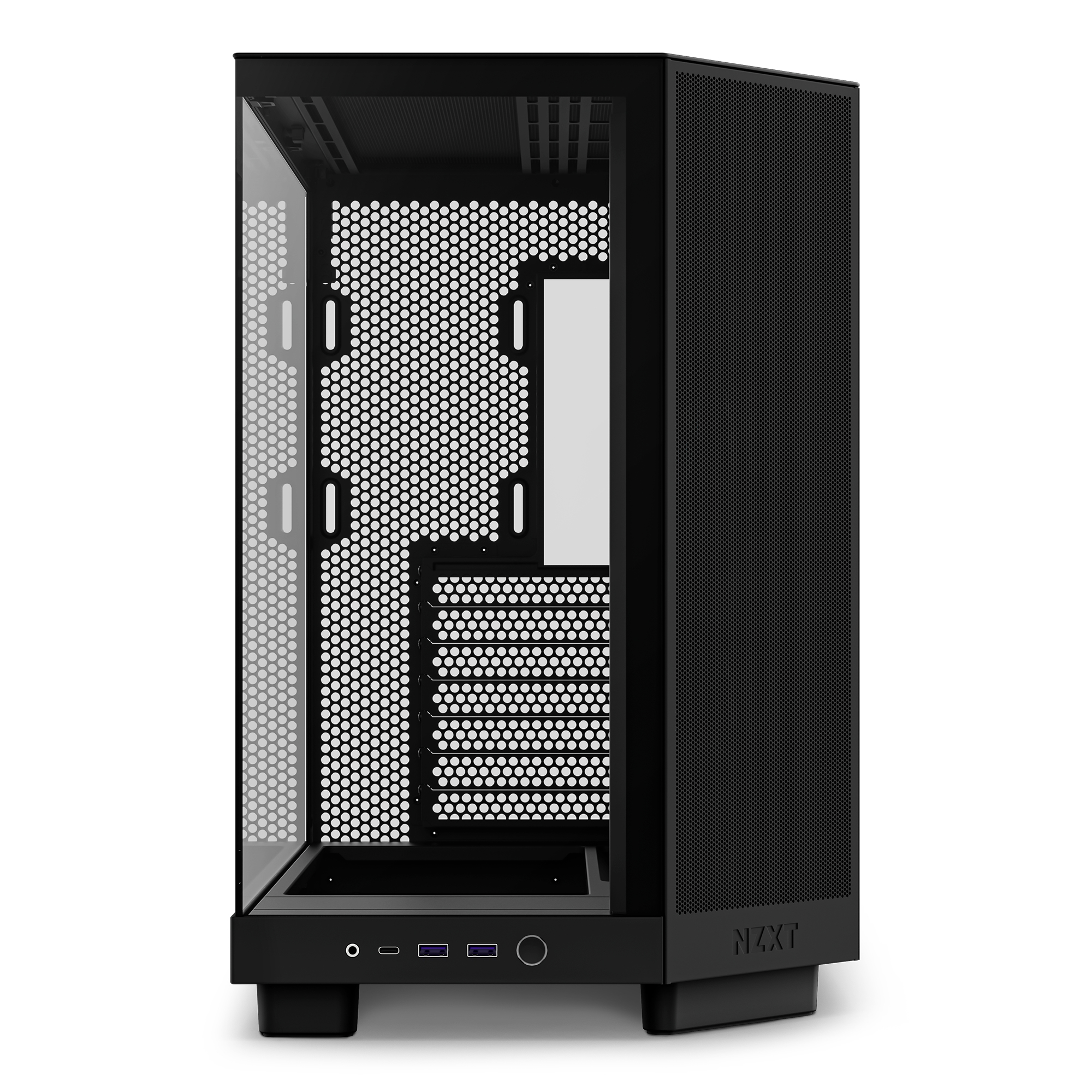 Torre ATX NZXT H6 Flow Negro Cristal Templado