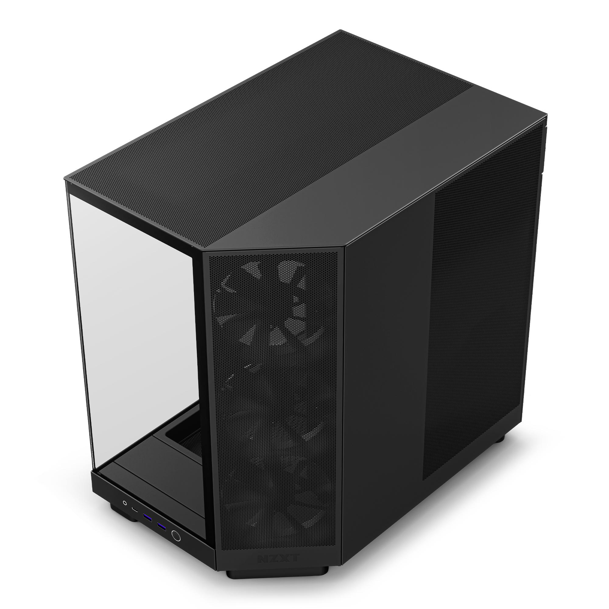 NZXT - Torre ATX NZXT H6 Flow Negro Cristal Templado