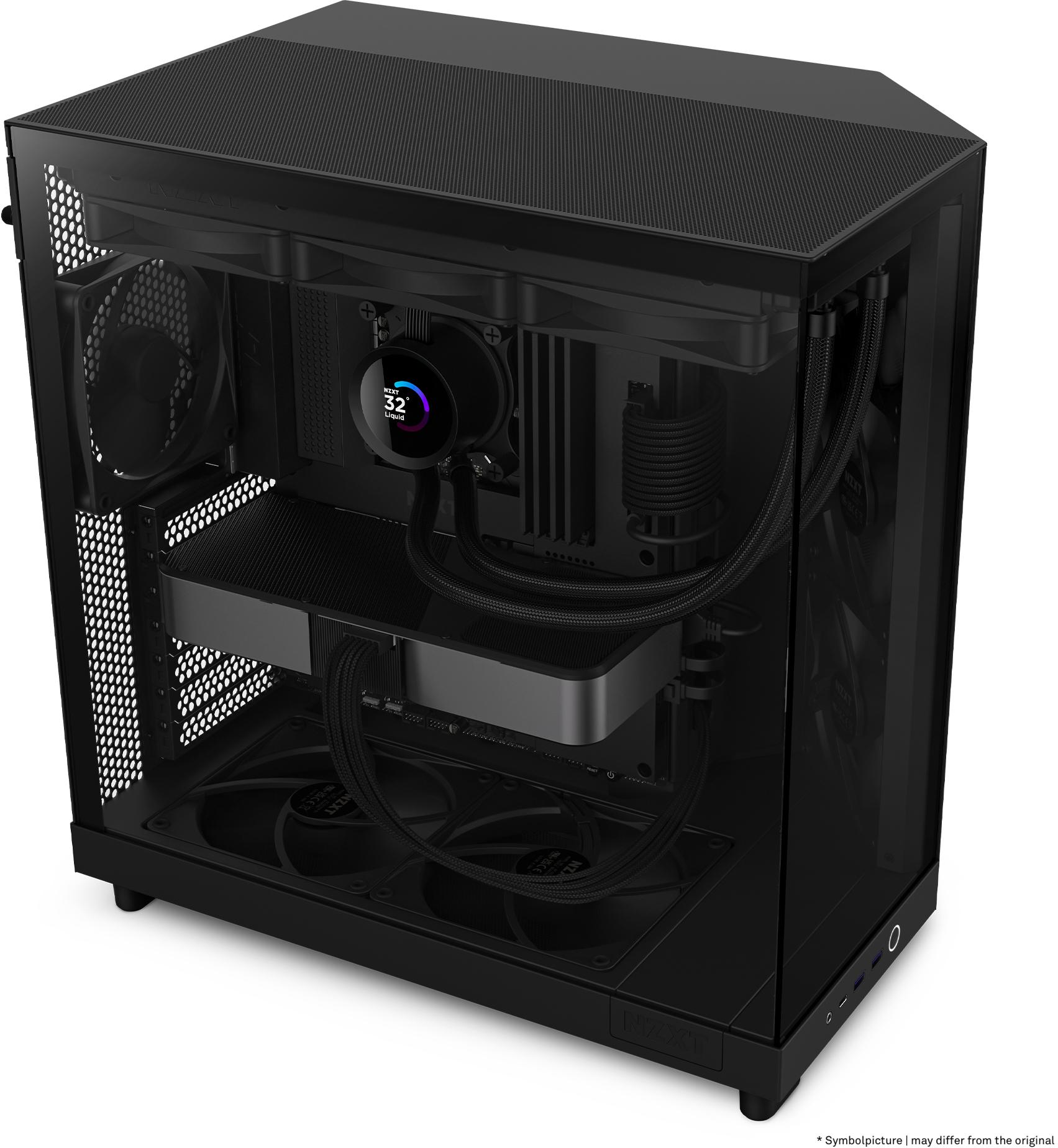 NZXT - Torre ATX NZXT H6 Flow Negro Cristal Templado