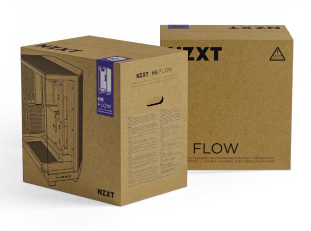 NZXT - Torre ATX NZXT H6 Flow Negro Cristal Templado