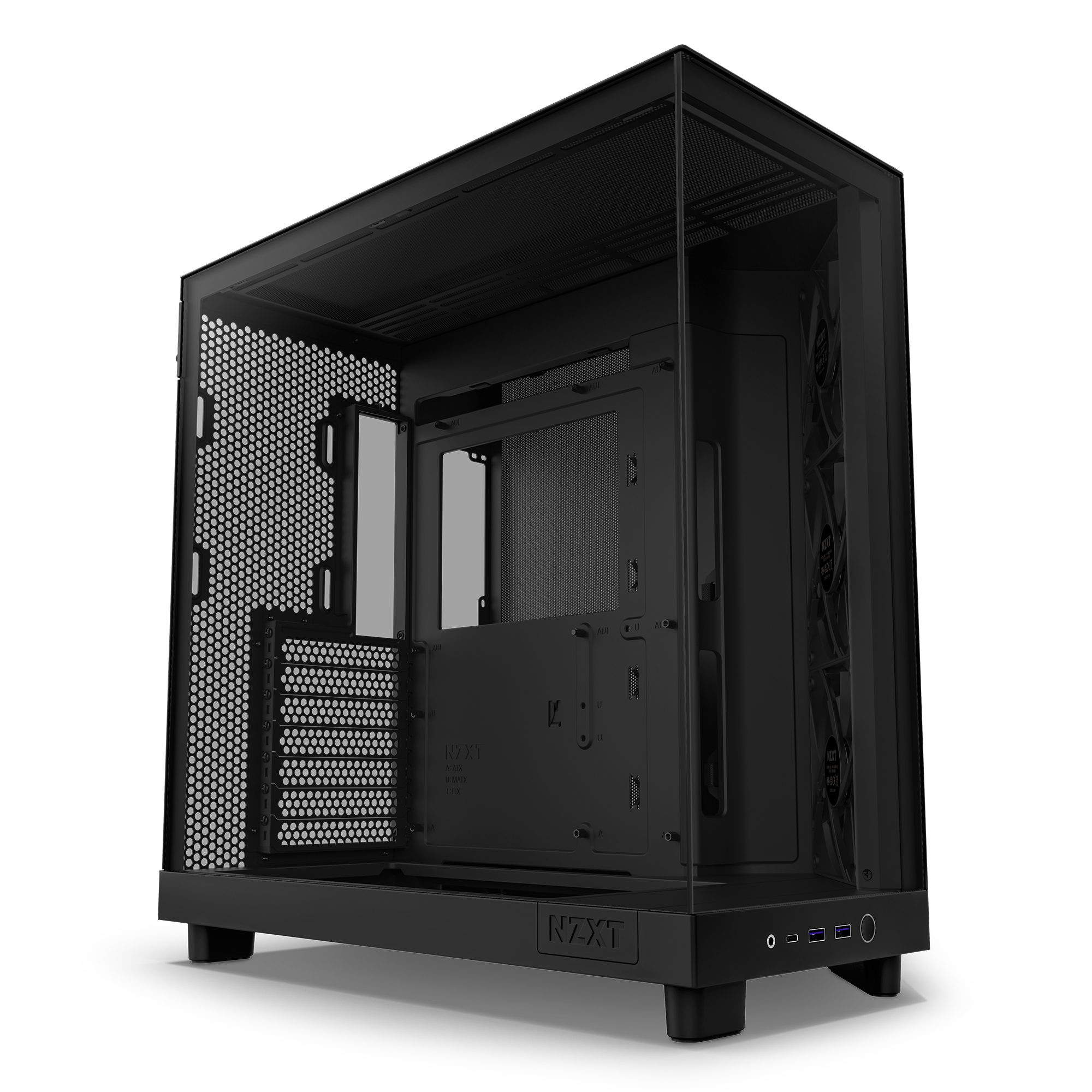 NZXT - Torre ATX NZXT H6 Flow Negro Cristal Templado