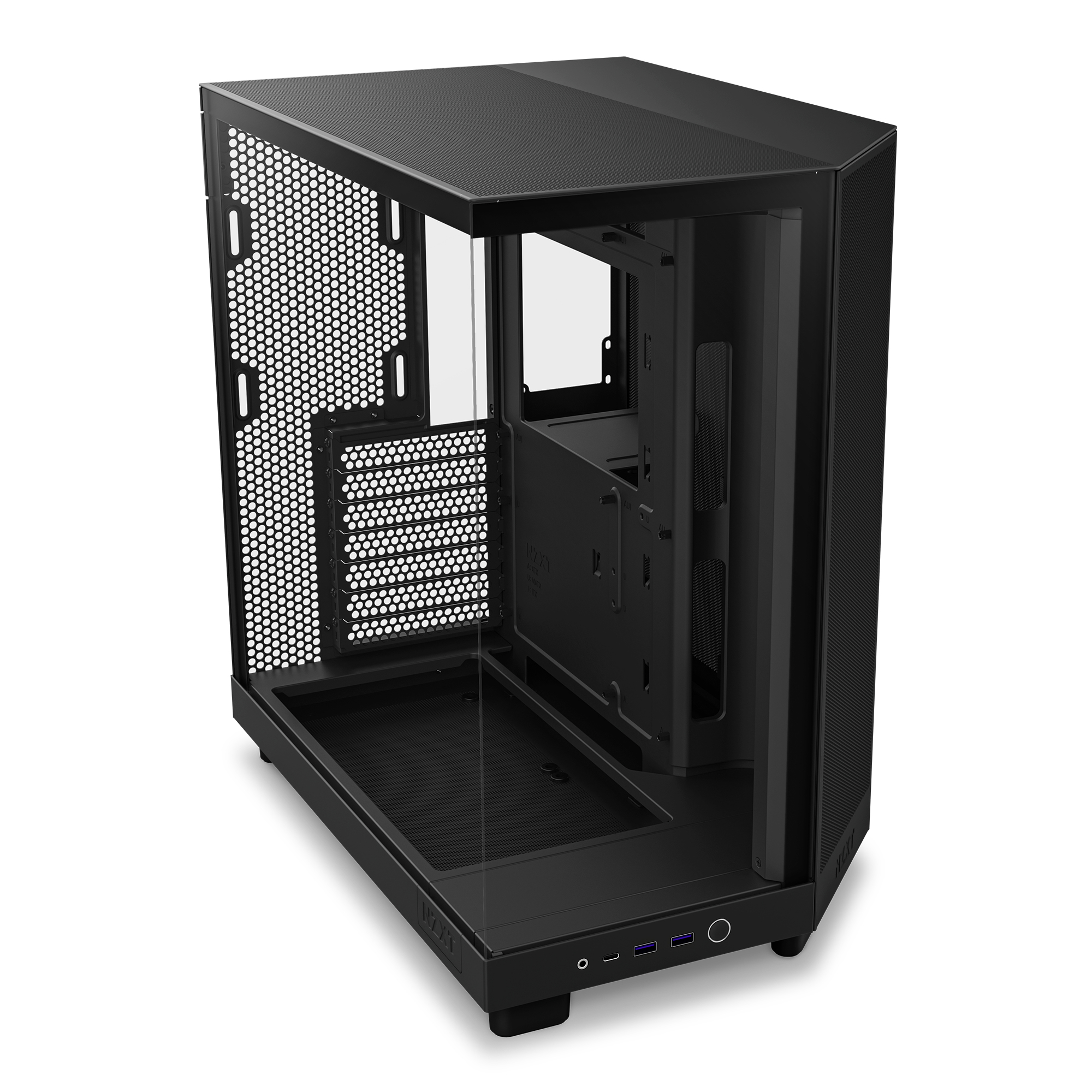 NZXT - Torre ATX NZXT H6 Flow Negro Cristal Templado