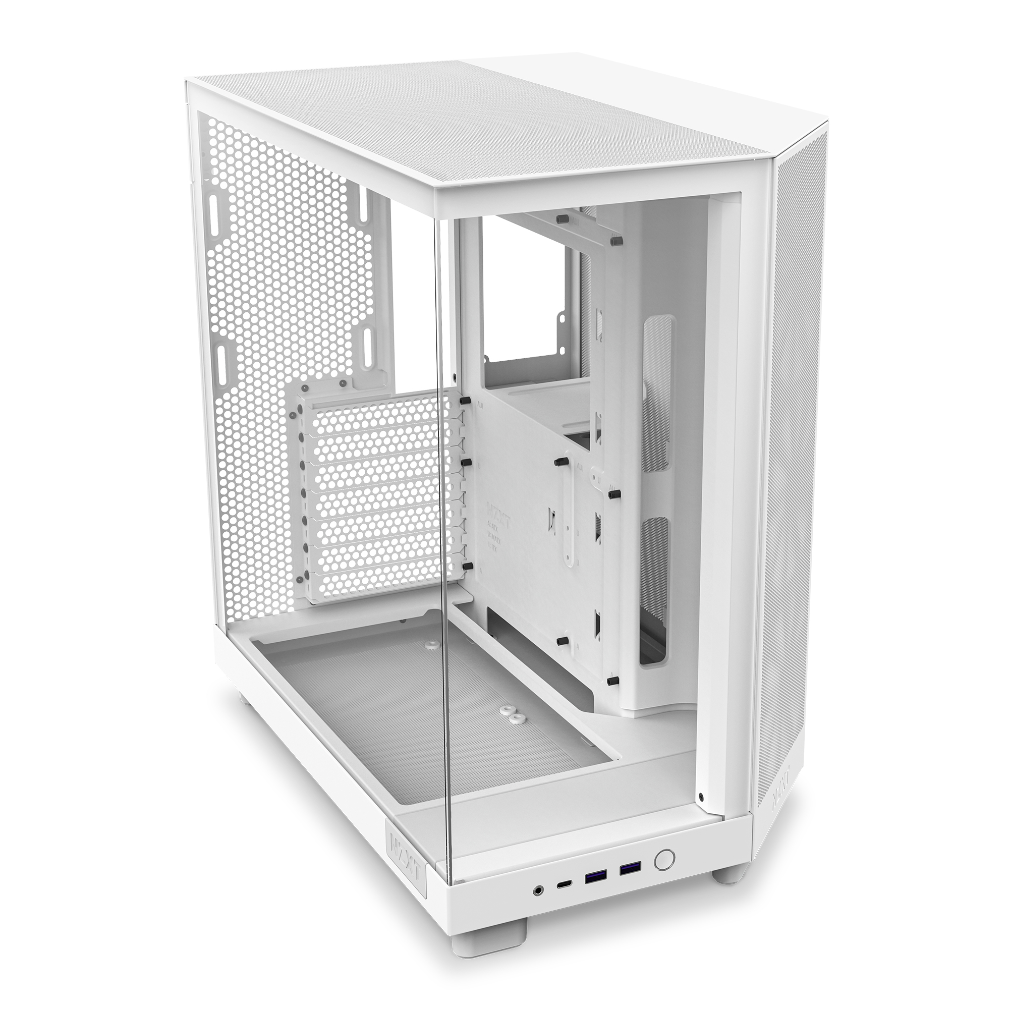 NZXT - Torre ATX NZXT H6 Flow Blanca Cristal Templado