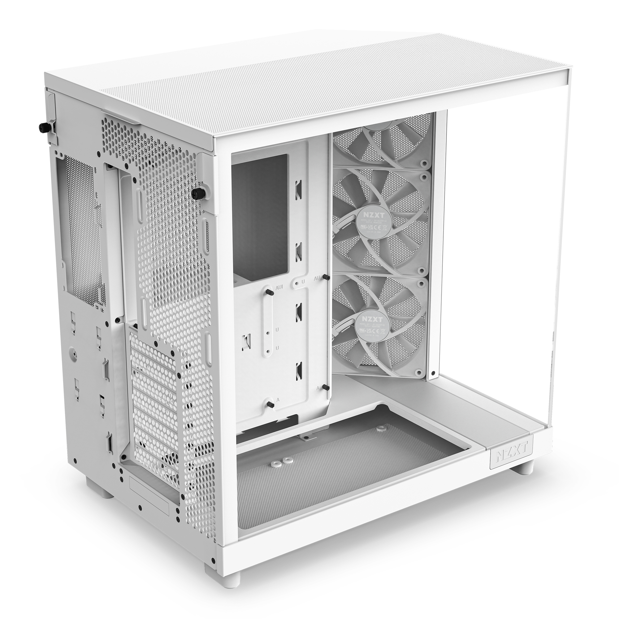 NZXT - Torre ATX NZXT H6 Flow Blanca Cristal Templado