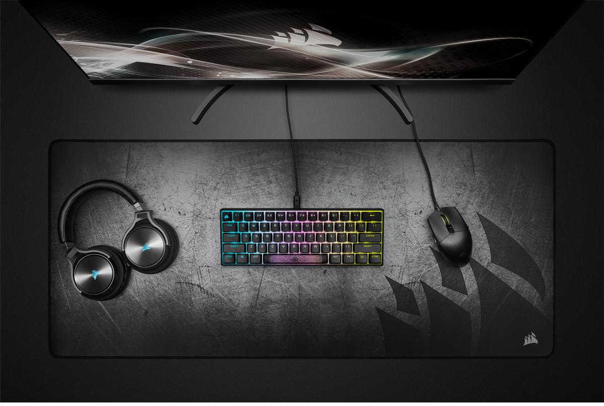Corsair - ** B Grade ** Teclado Corsair K65 Mini 60% RGB Cherry MX Red - Mecânico (PT)