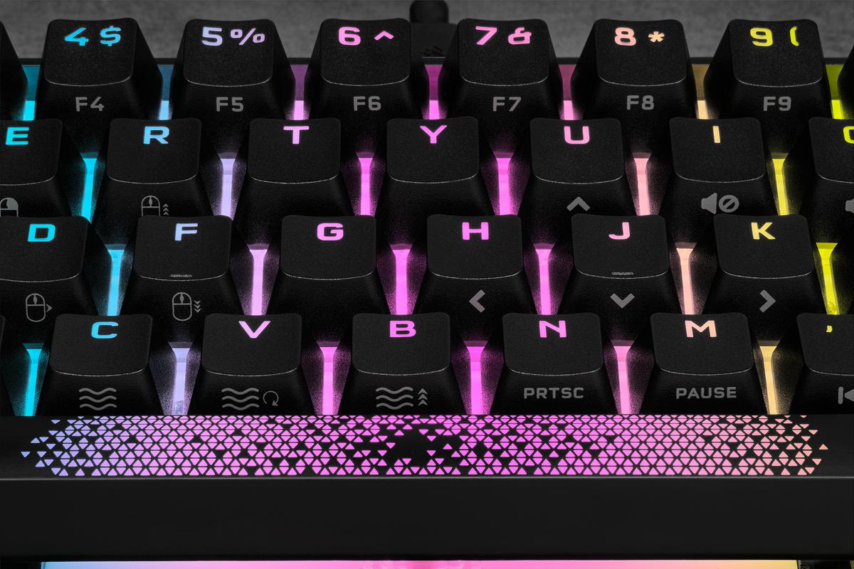 Corsair - ** B Grade ** Teclado Corsair K65 Mini 60% RGB Cherry MX Red - Mecânico (PT)