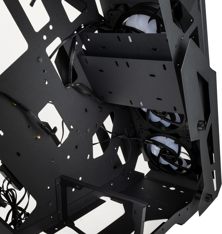 Kolink - Caja E-ATX Showcase Kolink Big Chungus Shredded Edition ARGB Negro