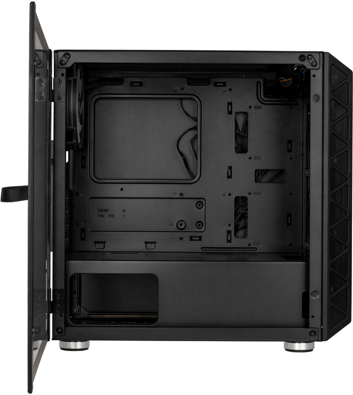 Kolink - Caja Micro-ATX Kolink Citadel Glass SE ARGB Vidrio Templado Negro