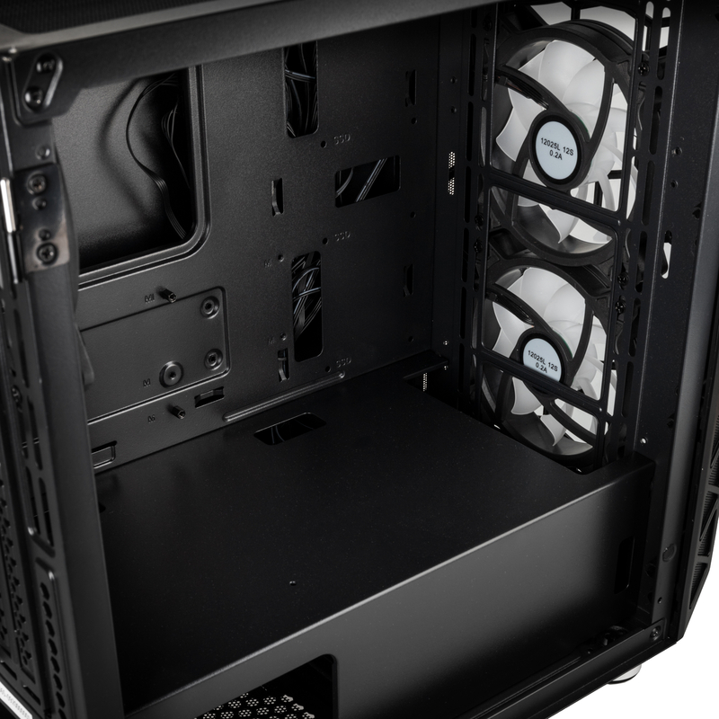 Kolink - Caja Micro-ATX Kolink Citadel Glass SE ARGB Vidrio Templado Negro