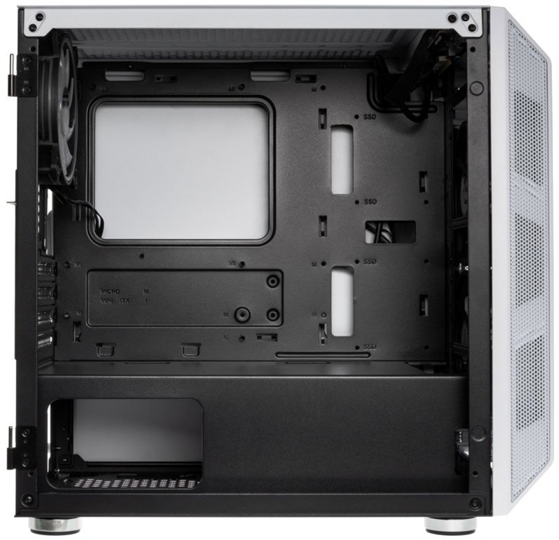 Kolink - Caja Micro-ATX Kolink Citadel Mesh RGB Vidrio Templado Blanco