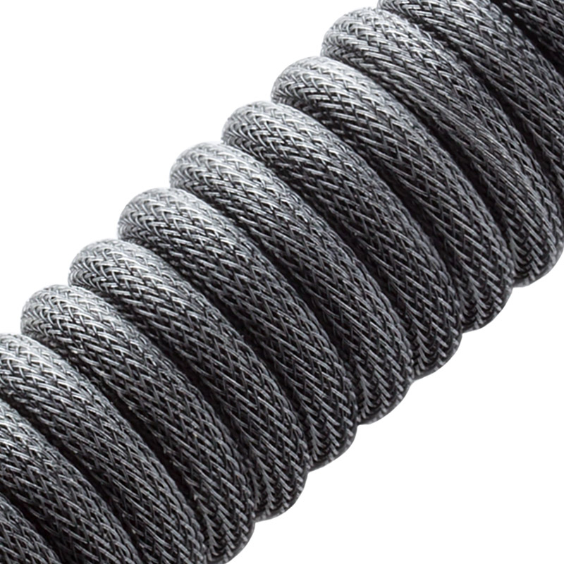 CableMod - Cable Coiled CableMod Classic para Teclado USB A - USB Type C, 150cm - Carbon Grey