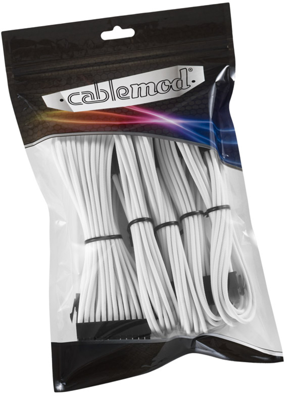 CableMod - Kit de Expansión CableMod Classic ModMesh - 8+6 Series - Blanco