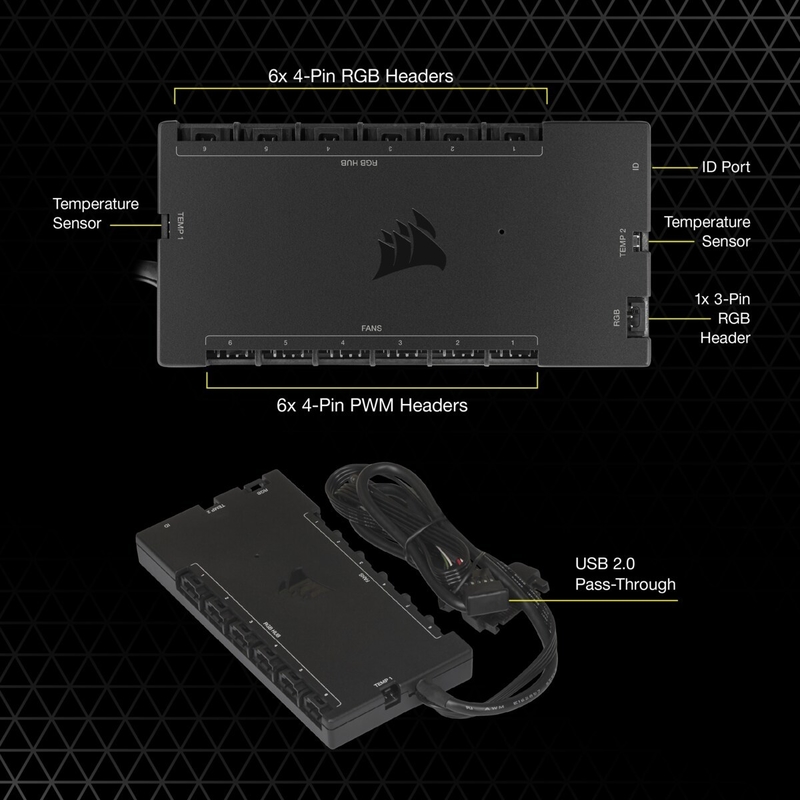 Corsair - Controladora Corsair iCUE Commander CORE XT