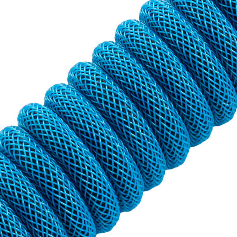 CableMod - Cable Coiled CableMod Classic para Teclado USB A - USB Type C, 150cm - Spectrum Blue