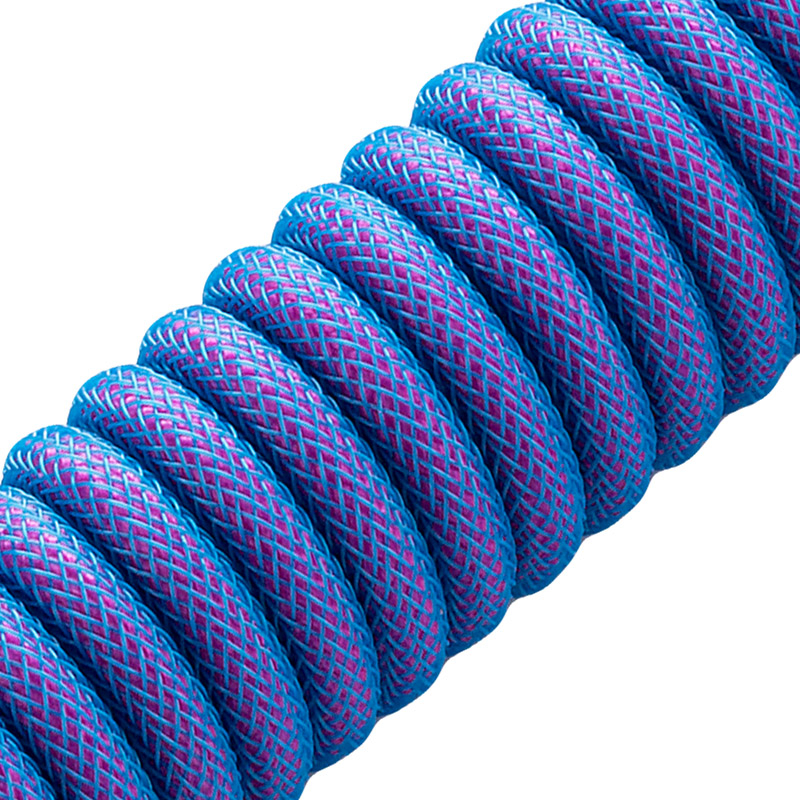 CableMod - Cable Coiled CableMod Pro para Teclado USB A - USB Type C, 150cm - Galaxy Blue