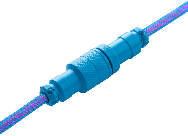 CableMod - Cable Coiled CableMod Pro para Teclado USB A - USB Type C, 150cm - Galaxy Blue