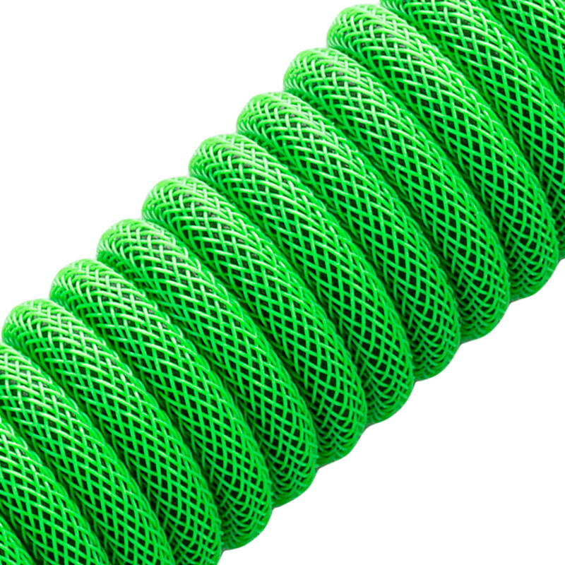 CableMod - Cable Coiled CableMod Pro para Teclado USB A - USB Type C, 150cm - Viper Green