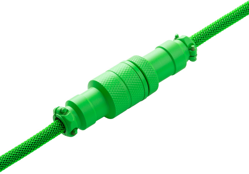 CableMod - Cable Coiled CableMod Pro para Teclado USB A - USB Type C, 150cm - Viper Green