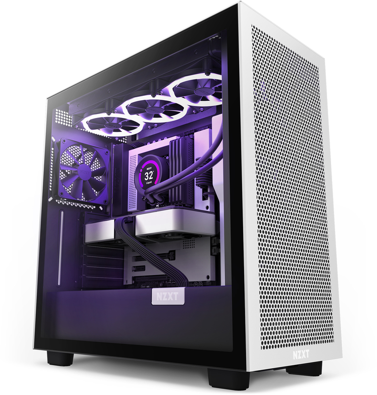 NZXT - Torre ATX NZXT H7 Flow Negro Cristal Templado